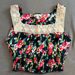 Floral Crop Top
